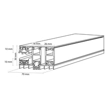 Mendig | Randprofiel | 10 mm | Thermo/Thermo | Aluminium | Blank | 3000 mm #3