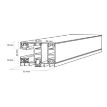Mendig | Randprofiel | 16 mm | Thermo/Thermo | Aluminium | Blank | 4500 mm #3