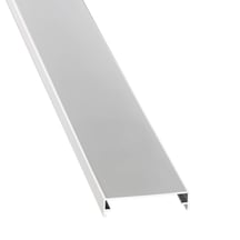 Klemdeksel | Voor A1-A3 profiel | Aluminium | Wit | Lengte 2000 mm #1