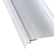 Muuraansluitprofiel Aluminium | Met afdichting | Zilver | Lengte 2000 mm Muuraansluitprofiel | Aluminium | Met afdichting | Zilver | Lengte 2000 mm #1