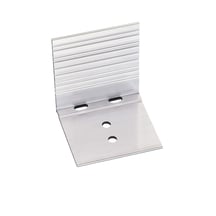 Profielafsluithoeken | Voor 16 & 25 mm platen in A1 & A3 profiel | Aluminium | 1 stuk | Blank #1