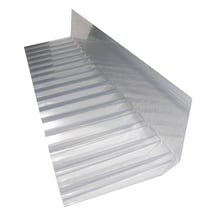 Wandaansluitprofiel | Profiel 76/18 | Damwand Polycarbonaat | Glashelder Wandaansluitprofiel | Profiel 76/18 | Damwand | Polycarbonaat | Glashelder #1