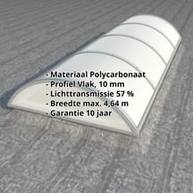 Alumon lichtstraat | Type 1/5 | Dagmaat 1,70 m | Opaal wit #2