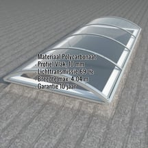 Alumon lichtstraat | Type 1/7 | Dagmaat 1,40 m | Helder #2