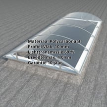 Alumon lichtstraat | Type 1/7 | Dagmaat 3,50 m | Helder #2