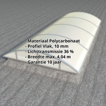 Alumon lichtstraat | Type 1/7 | Dagmaat 2,30 m | Opaal wit | Warmtewerend #2