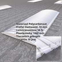 Stabilight lichtstraat | Type GT38/10 | Dagmaat 1,00 m #2