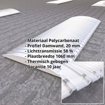 Stabilight lichtstraat | Type GT38/20 | Dagmaat 1,50 m #2
