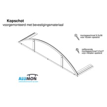 Kopschot Alumon | Type 1/5 | Set | Dagmaat 1,60 m | Helder #2