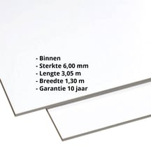 HPL plaat | Binnen | 6 mm | Lichtgrijs | 3,05 x 1,30 m #2