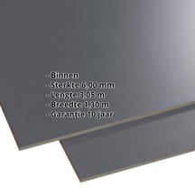 HPL plaat | Binnen | 6 mm | Antraciet | 3,05 x 1,30 m #2