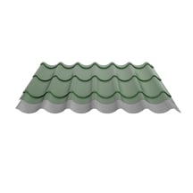 Dakpanplaat 2/1060 | Anti-Drup 1000 g/m² | Staal 0,50 mm | 25 µm Polyester | 6002 - Loofgroen #5