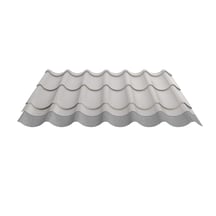 Dakpanplaat 2/1060 | Anti-Drup 1000 g/m² | Staal 0,50 mm | 25 µm Polyester | 9002 - Grijswit #5