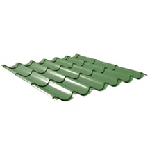 Dakpanplaat 2/1060 | Anti-Drup 700 g/m² | Staal 0,50 mm | 25 µm Polyester | 6002 - Loofgroen #1