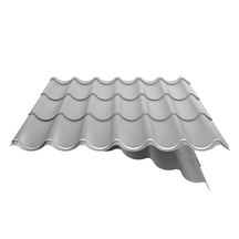 Dakpanplaat 2/1060 | Anti-Drup 700 g/m² Staal 0,50 mm | 25 µm Polyester | 9006 - Zilver-Metallic Dakpanplaat 2/1060 | Anti-Drup 700 g/m² | Staal 0,50 mm | 25 µm Polyester | 9006 - Zilver-Metallic #6