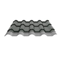 Dakpanplaat EUROPA | Anti-Drup 1000 g/m² | Staal 0,50 mm | 25 µm Polyester | 6020 - Chroomoxydegroen #4