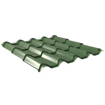 Dakpanplaat EUROPA | Anti-Drup 1000 g/m² | Staal 0,50 mm | 25 µm Polyester | 6002 - Loofgroen #1