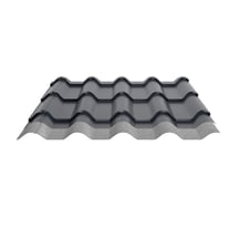 Dakpanplaat EUROPA | Anti-Drup 1000 g/m² | Staal 0,50 mm | 25 µm Polyester | 7016 - Antracietgrijs #4