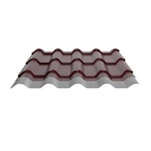 Dakpanplaat EUROPA | Anti-Drup 1000 g/m² | Staal 0,63 mm | 25 µm Polyester | 3005 - Wijnrood #4