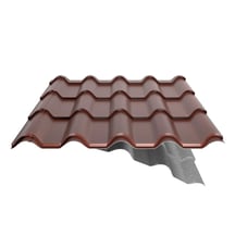 Dakpanplaat EUROPA | Anti-Drup 700 g/m² Staal 0,50 mm | 25 µm Polyester | 8012 - Roodbruin Dakpanplaat EUROPA | Anti-Drup 700 g/m² | Staal 0,50 mm | 25 µm Polyester | 8012 - Roodbruin #5