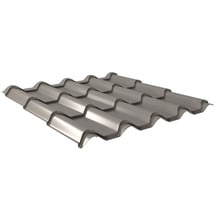 Dakpanplaat EUROPA Staal 0,50 mm | 25 µm Polyester | 9007 - Grijs aluminiumkleurig Dakpanplaat EUROPA | Staal 0,50 mm | 25 µm Polyester | 9007 - Grijs aluminiumkleurig #1