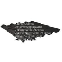 Dakpanplaat EUROPA Staal 0,50 mm | 35 µm Mattpolyester | 33 - Zwart Dakpanplaat EUROPA | Staal 0,50 mm | 35 µm Mattpolyester | 33 - Zwart #2