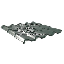 Dakpanplaat EUROPA Aluminium 0,70 mm | 25 µm Polyester | 6005 - Mosgroen Dakpanplaat EUROPA | Aluminium 0,70 mm | 25 µm Polyester | 6005 - Mosgroen #2