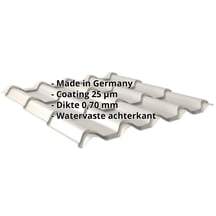 Dakpanplaat EUROPA | Aluminium 0,70 mm | 25 µm Polyester | 9006 - Zilver-Metallic #2
