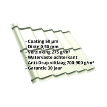 Dakpanplaat Szafir 350/15 | Anti-Drup 700 g/m² | Staal 0,50 mm | 50 µm PURLAK® | 9002 - Grijswit #2