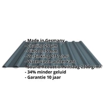 Damwandplaat 20/1100 | Dak | Anti-Drup 1000 g/m² | Staal 0,75 mm | 25 µm Polyester | 7016 - Antracietgrijs #2