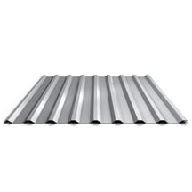 Damwandplaat 20/1100 | Dak | Anti-Drup 1000 g/m² | Staal 0,75 mm | 25 µm Polyester | 9006 - Zilver-Metallic #1