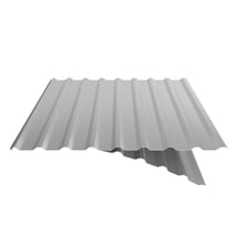 Damwandplaat 20/1100 | Dak | Anti-Drup 1000 g/m² | Staal 0,75 mm | 25 µm Polyester | 9006 - Zilver-Metallic #5