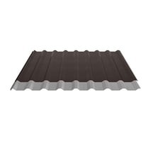Damwandplaat 20/1100 | Dak | Anti-Drup 1000 g/m² | Staal 0,50 mm | 35 µm Mattpolyester | 32 - Donkerbruin #5