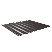 Damwandplaat 20/1100 | Dak | Anti-Drup 1000 g/m² | Staal 0,50 mm | 60 µm Puramid | 8017 - Chocoladebruin #1