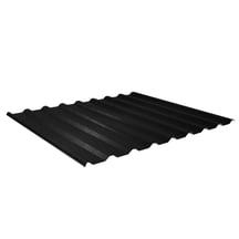 Damwandplaat 20/1100 | Dak | Anti-Drup 700 g/m² Staal 0,50 mm | 80 µm Shimoco | 9005 - Gitzwart Damwandplaat 20/1100 | Dak | Anti-Drup 700 g/m² | Staal 0,50 mm | 80 µm Shimoco | 9005 - Gitzwart #1