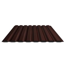 Damwandplaat 20/1100 | Gevel | Staal 0,63 mm | 25 µm Polyester | 8017 - Chocoladebruin #1