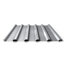 Damwandplaat 35/207 | Dak | Anti-Drup 1000 g/m² | Staal 0,50 mm | 25 µm Polyester | 9006 - Zilver-Metallic #1