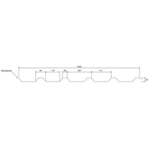 Damwandplaat 35/207 | Dak | Anti-Drup 1000 g/m² | Staal 0,75 mm | 25 µm Polyester | 8004 - Koperbruin #7