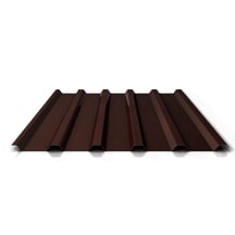 Damwandplaat 35/207 | Dak | Anti-Drup 1000 g/m² | Staal 0,75 mm | 25 µm Polyester | 8017 - Chocoladebruin #1