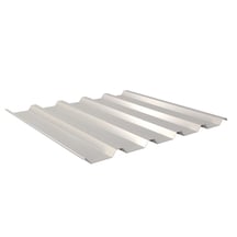 Damwandplaat 35/207 | Dak | Anti-Drup 1000 g/m² | Staal 0,75 mm | 60 µm Puramid | 9002 - Grijswit #1