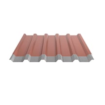 Damwandplaat 35/207 | Dak | Anti-Drup 700 g/m² | Restpartij Staal 0,40 mm | 25 µm Polyester | 8004 - Koperbruin Damwandplaat 35/207 | Dak | Anti-Drup 700 g/m² | Restpartij | Staal 0,40 mm | 25 µm Polyester | 8004 - Koperbruin #5