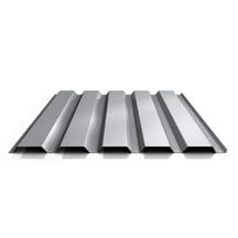 Damwandplaat 35/207 | Gevel | Actieplaat | Staal 0,75 mm | 25 µm Polyester | 9006 - Zilver-Metallic #1