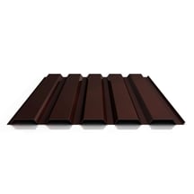 Damwandplaat 35/207 | Gevel | Staal 0,63 mm | 25 µm Polyester | 8017 - Chocoladebruin #1