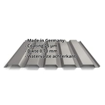Damwandplaat 35/207 | Gevel | Aluminium 0,70 mm | 25 µm Polyester | 9007 - Grijs aluminiumkleurig #2