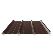 Damwandplaat 45/333 | Dak | Anti-Drup 1000 g/m² | Staal 0,63 mm | 25 µm Polyester | 8017 - Chocoladebruin #1