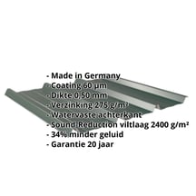 Damwandplaat 45/333 | Dak | Anti-Drup 1000 g/m² | Staal 0,50 mm | 60 µm TTHD | 6005 - Mosgroen #2