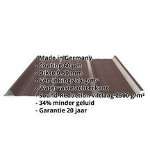 Damwandplaat 45/333 | Dak | Anti-Drup 1000 g/m² | Staal 0,50 mm | 60 µm TTHD | 8017 - Chocoladebruin #2