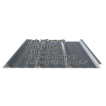 Damwandplaat 45/333 | Dak | Anti-Drup 1000 g/m² | Aluminium 0,70 mm | 25 µm Polyester | 7016 - Antracietgrijs #2