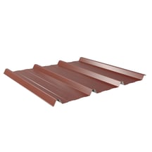 Damwandplaat 45/333 | Dak | Anti-Drup 2400 g/m² | Restpartij | Staal 0,40 mm | 25 µm Polyester | 8012 - Roodbruin #1