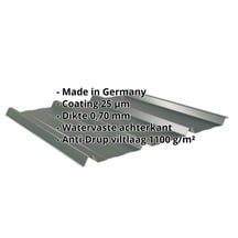 Damwandplaat 45/333 | Dak | Anti-Drup 700 g/m² Aluminium 0,70 mm | 25 µm Polyester | 6005 - Mosgroen Damwandplaat 45/333 | Dak | Anti-Drup 700 g/m² | Aluminium 0,70 mm | 25 µm Polyester | 6005 - Mosgroen #2